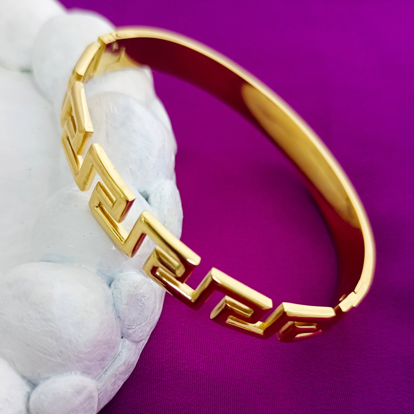 18K Gold-Plated Arabic Islamic Openwork Bracelet