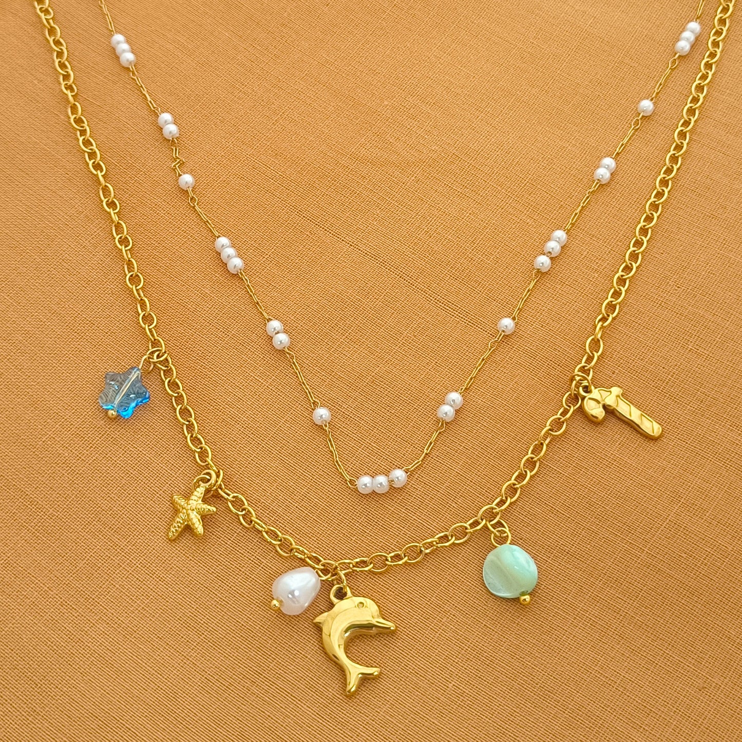 18K Gold-Plated Sea Collection – Anti-Tarnish Jewelry