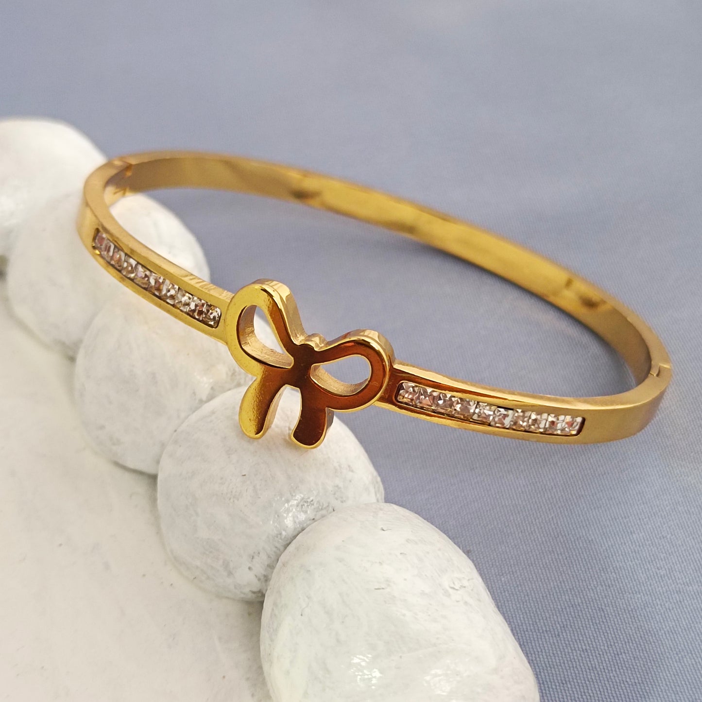 18K Gold-Plated Zircon Anti-Tarnish Bracelet