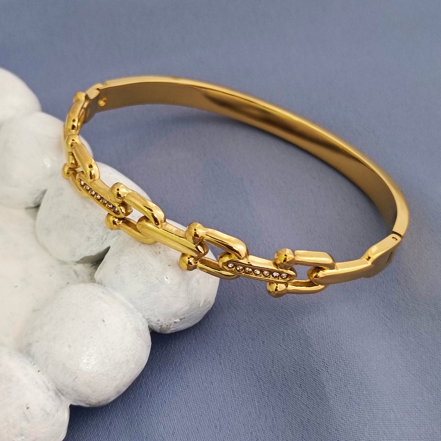 Summer Splash 18K Gold-Plated Zircon Anti-Tarnish Bracelet