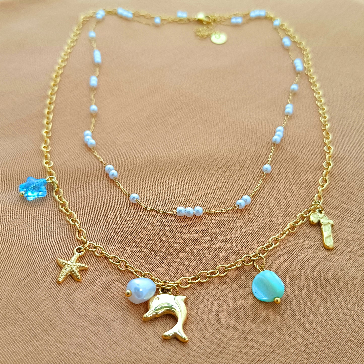 18K Gold-Plated Sea Collection – Anti-Tarnish Jewelry