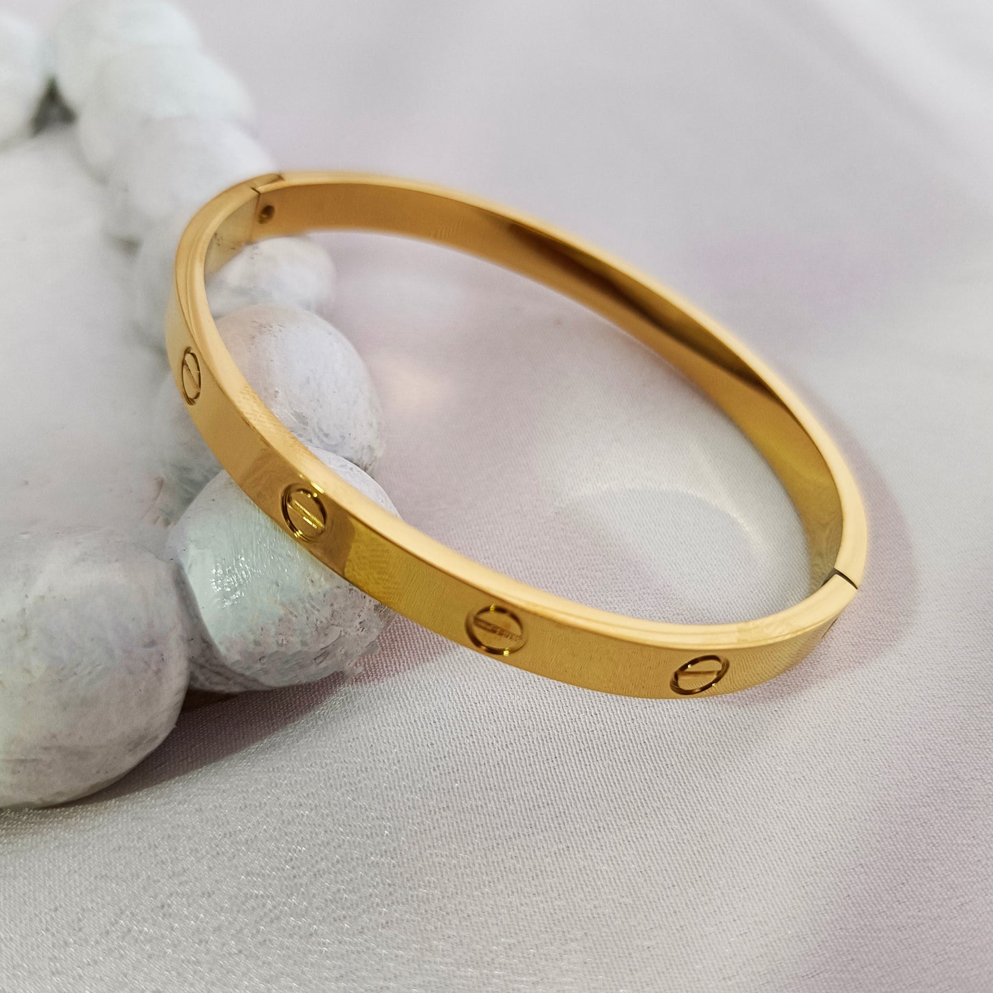 18K Real Gold-Plated Elegant Bangle