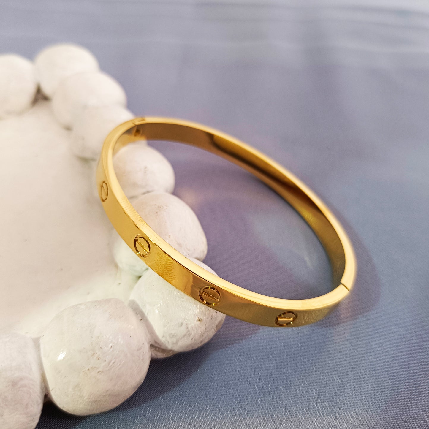 18K Real Gold-Plated Elegant Bangle