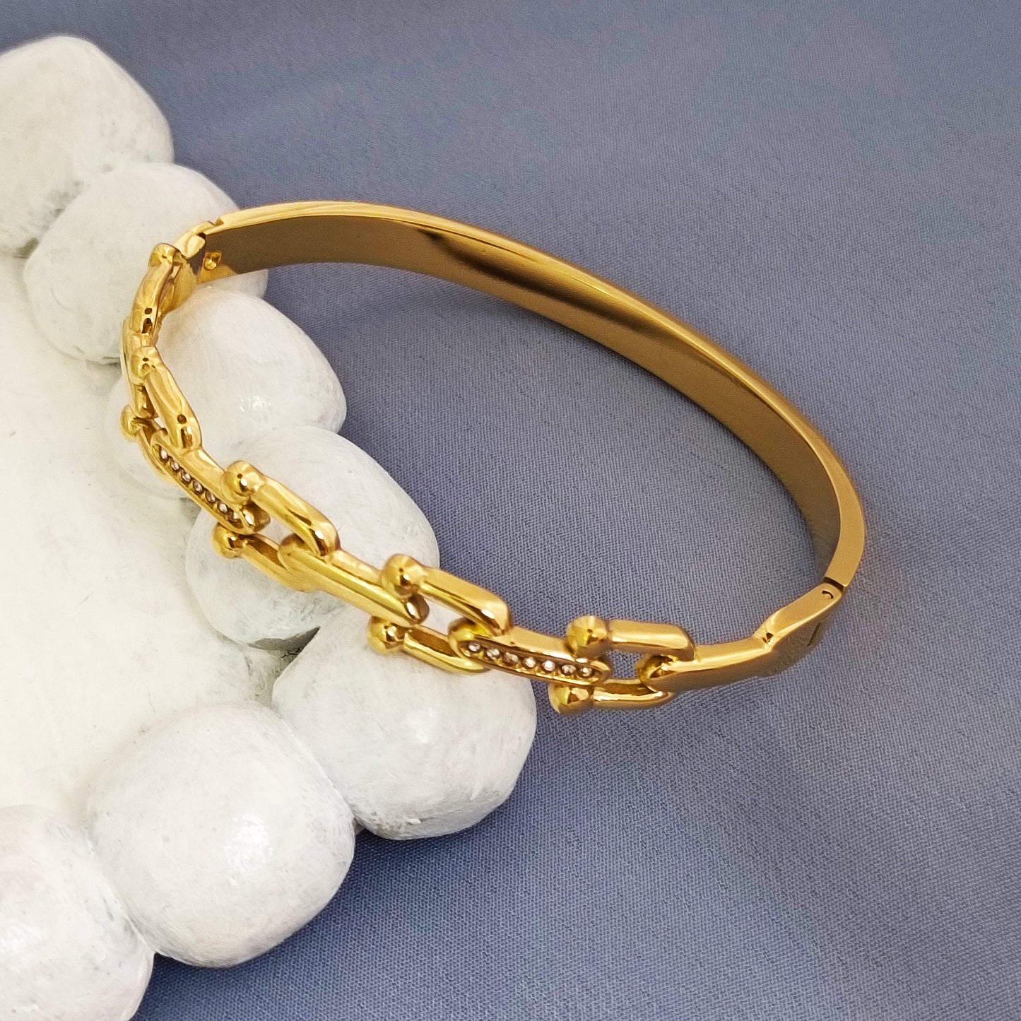 Summer Splash 18K Gold-Plated Zircon Anti-Tarnish Bracelet