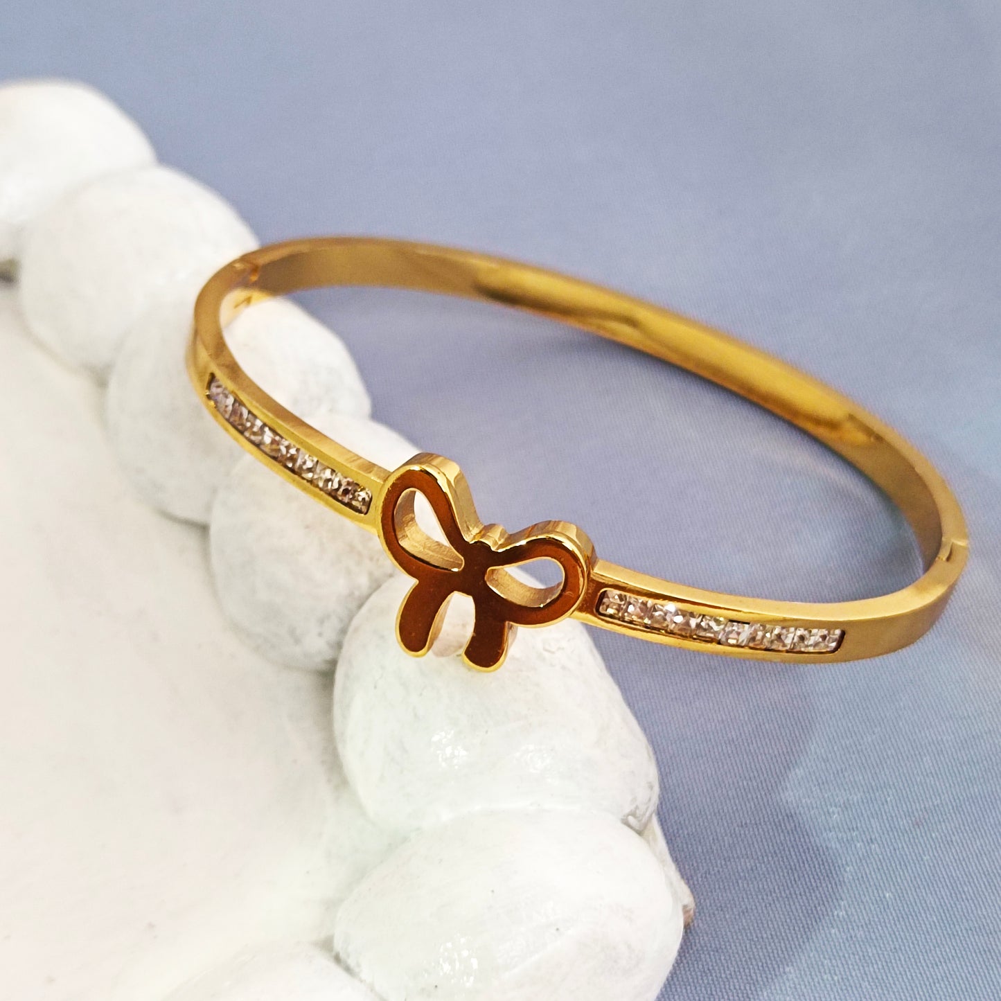 18K Gold-Plated Zircon Anti-Tarnish Bracelet