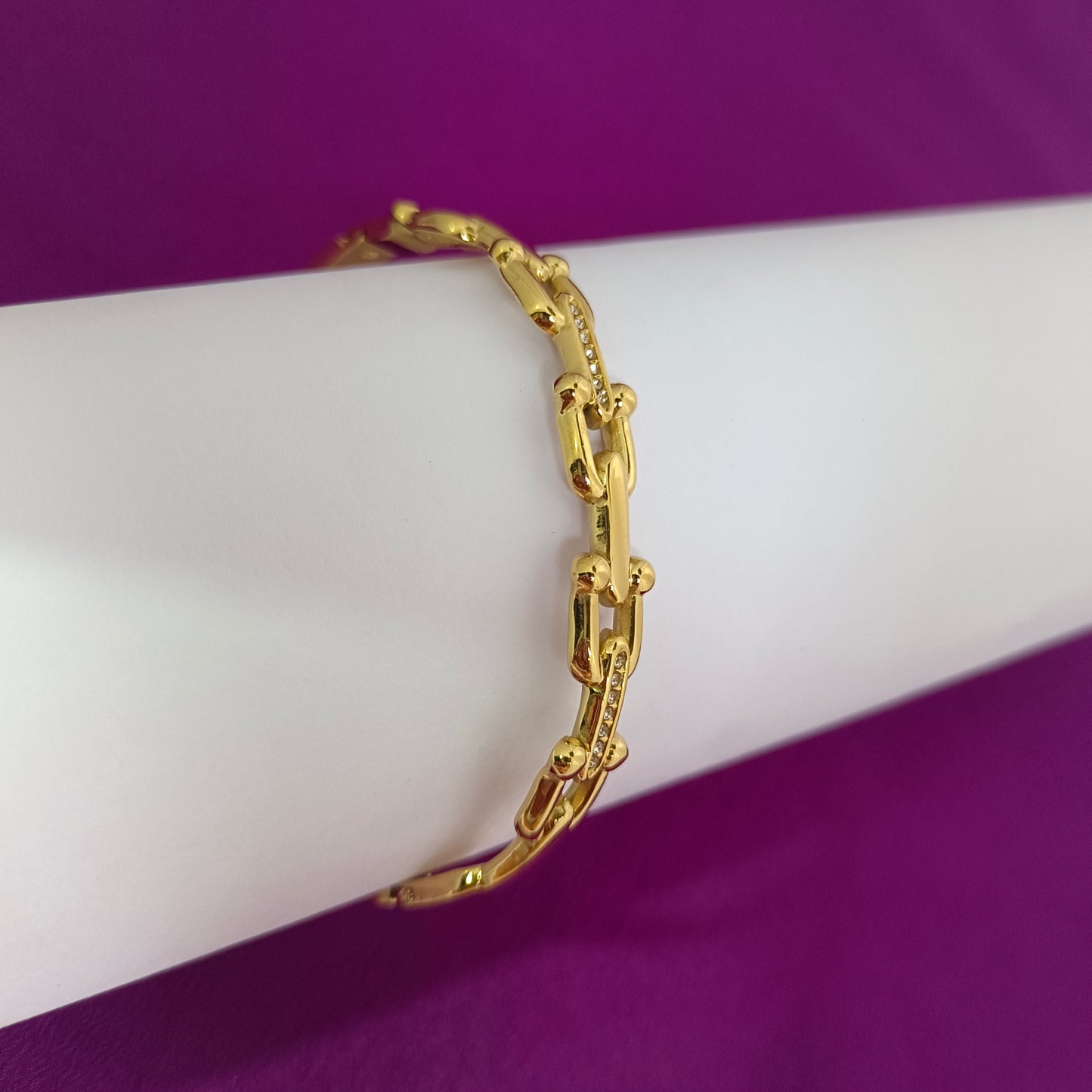 Summer Splash 18K Gold-Plated Zircon Anti-Tarnish Bracelet