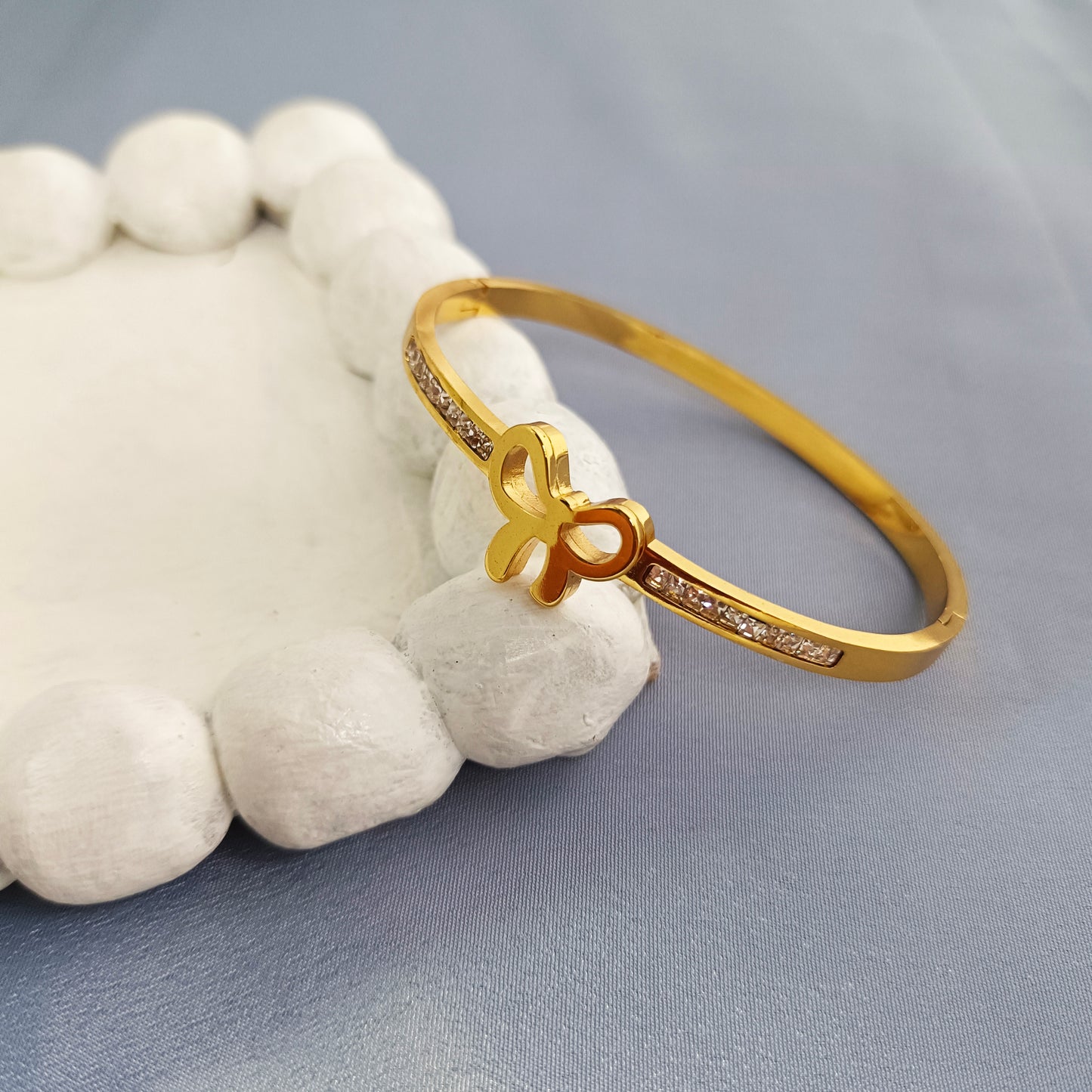 18K Gold-Plated Zircon Anti-Tarnish Bracelet