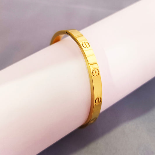 18K Real Gold-Plated Elegant Bangle