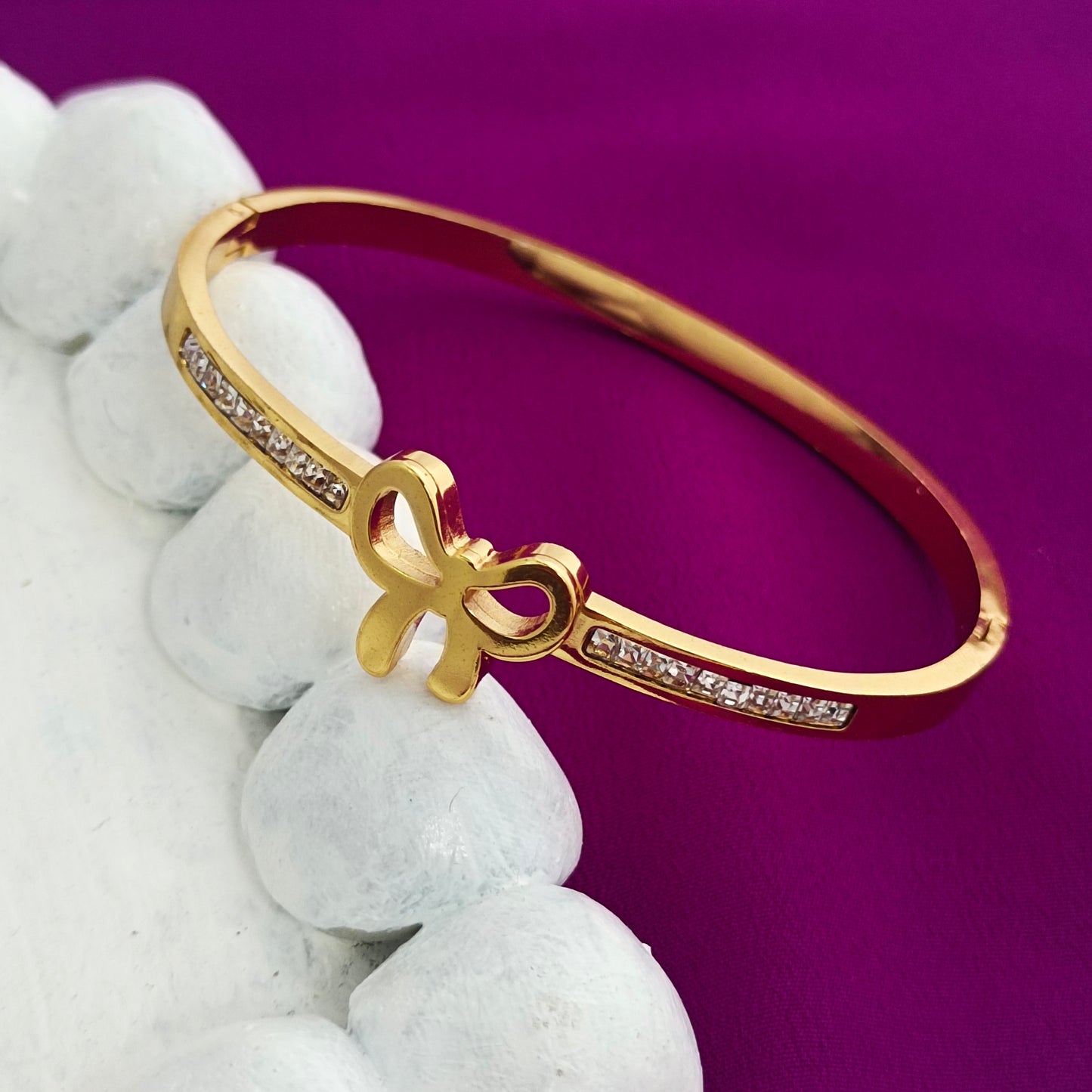 18K Gold-Plated Zircon Anti-Tarnish Bracelet